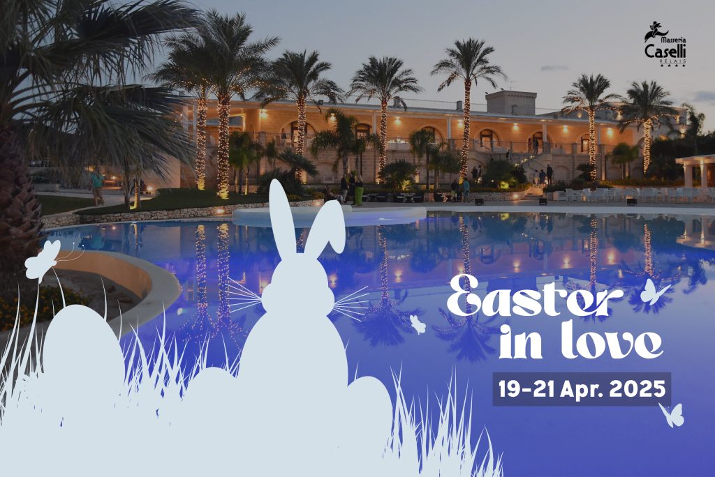 Offerta Pasqua 2025 in Masseria Caselli, vacanze Pasqua Puglia con pranzo speciale e musica dal vivo