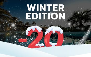 Blue and White Winter Sale Facebook Post